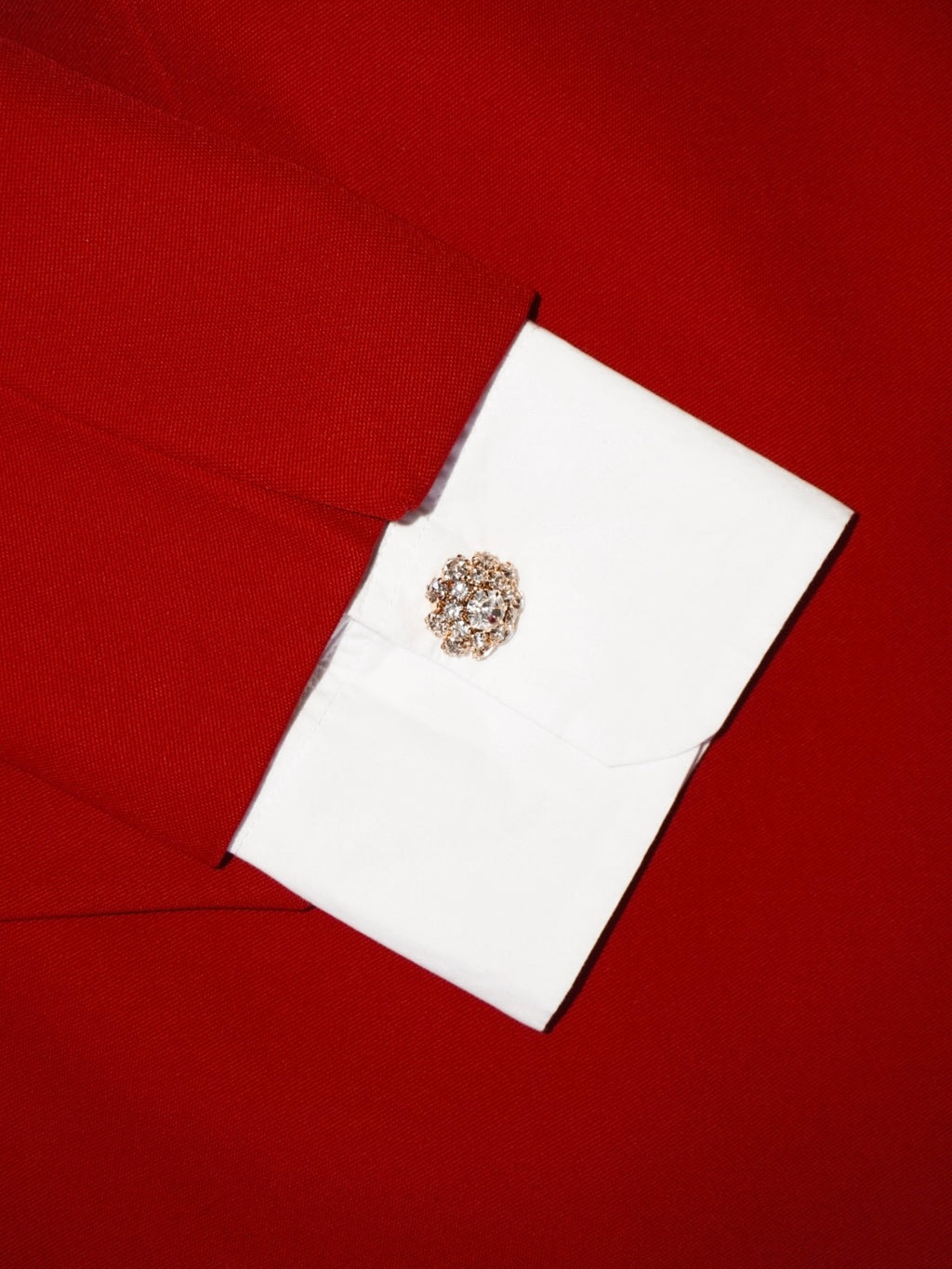 Crystal Gold Buttons 2pcs